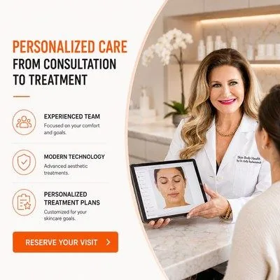 AI graphic design for a skin care clinic