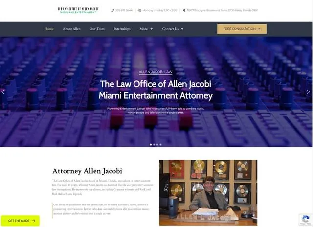 Allen Jacobi Law website